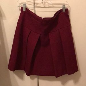 J. Crew burgundy skirt